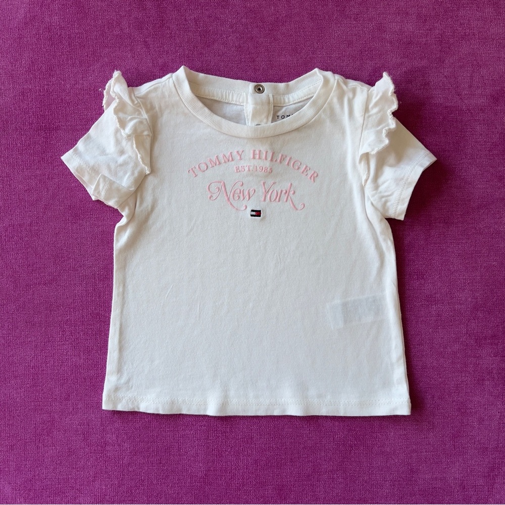 Tommy Hilfiger Ruffle Sleeve Tee